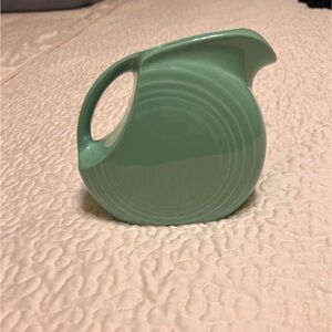 Fiesta Ware pitcher. Made in USA. Aqua color. Perfect condition